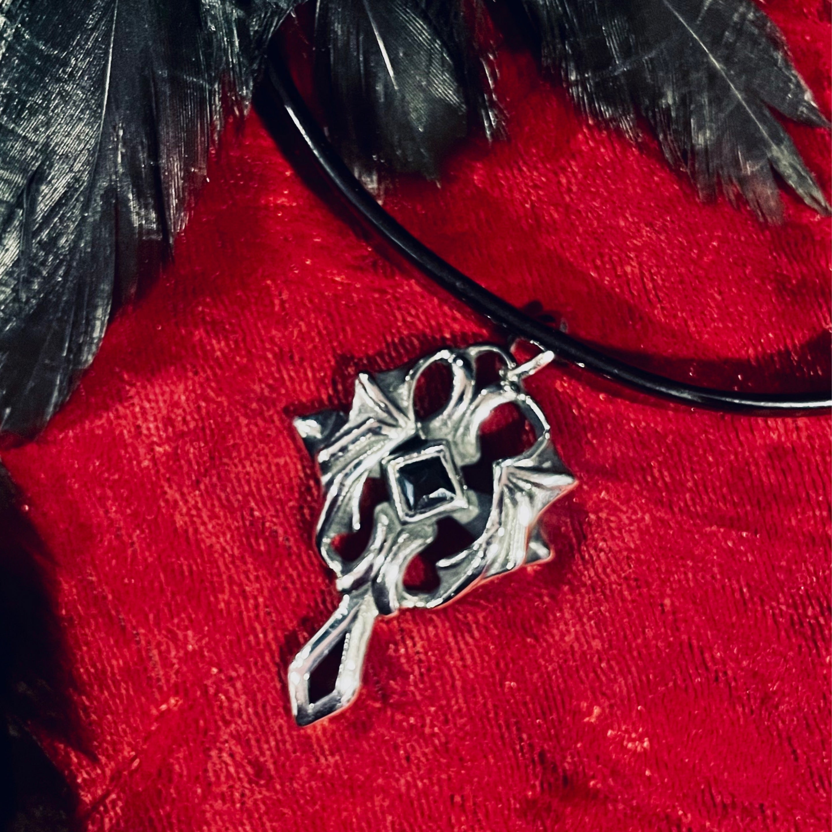 Dark Requiem Cross Collar