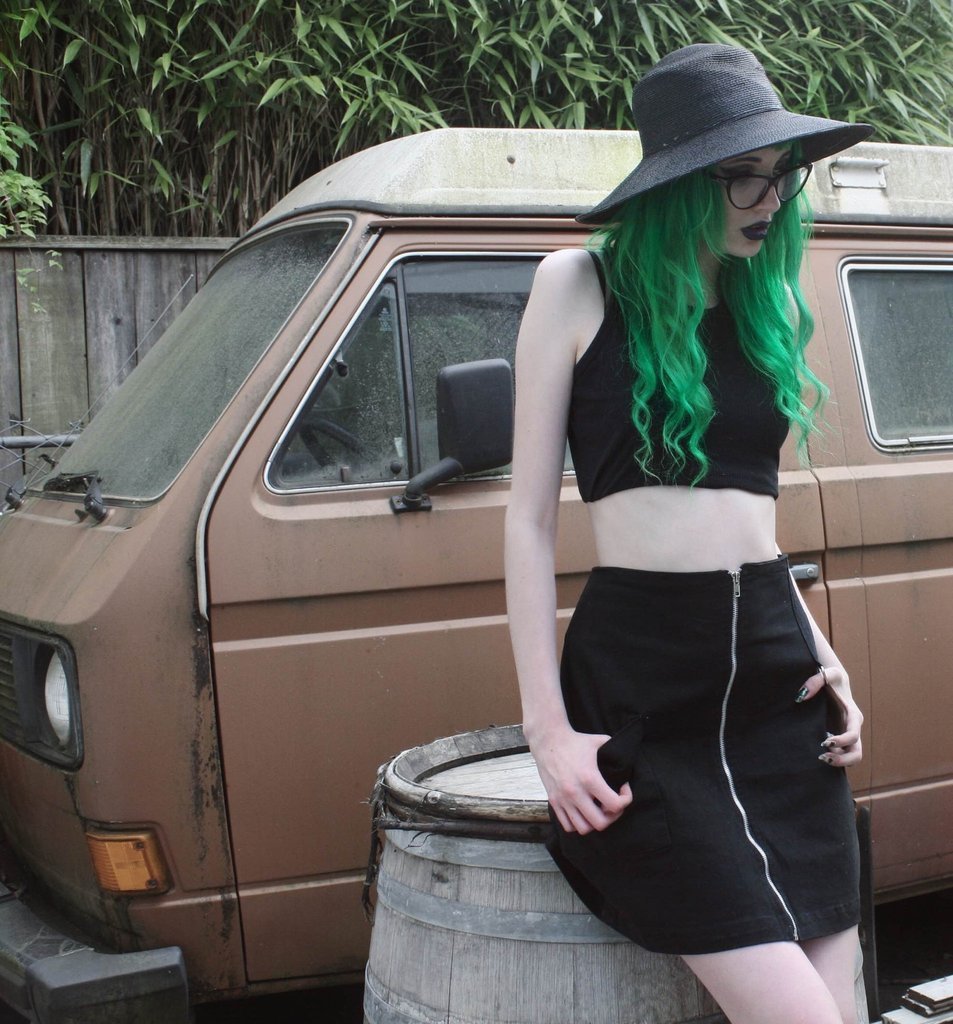 Skirting Danger Spike Skirt