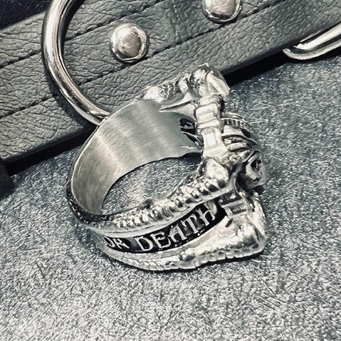Freedom Or Death Stainless Steel Ring