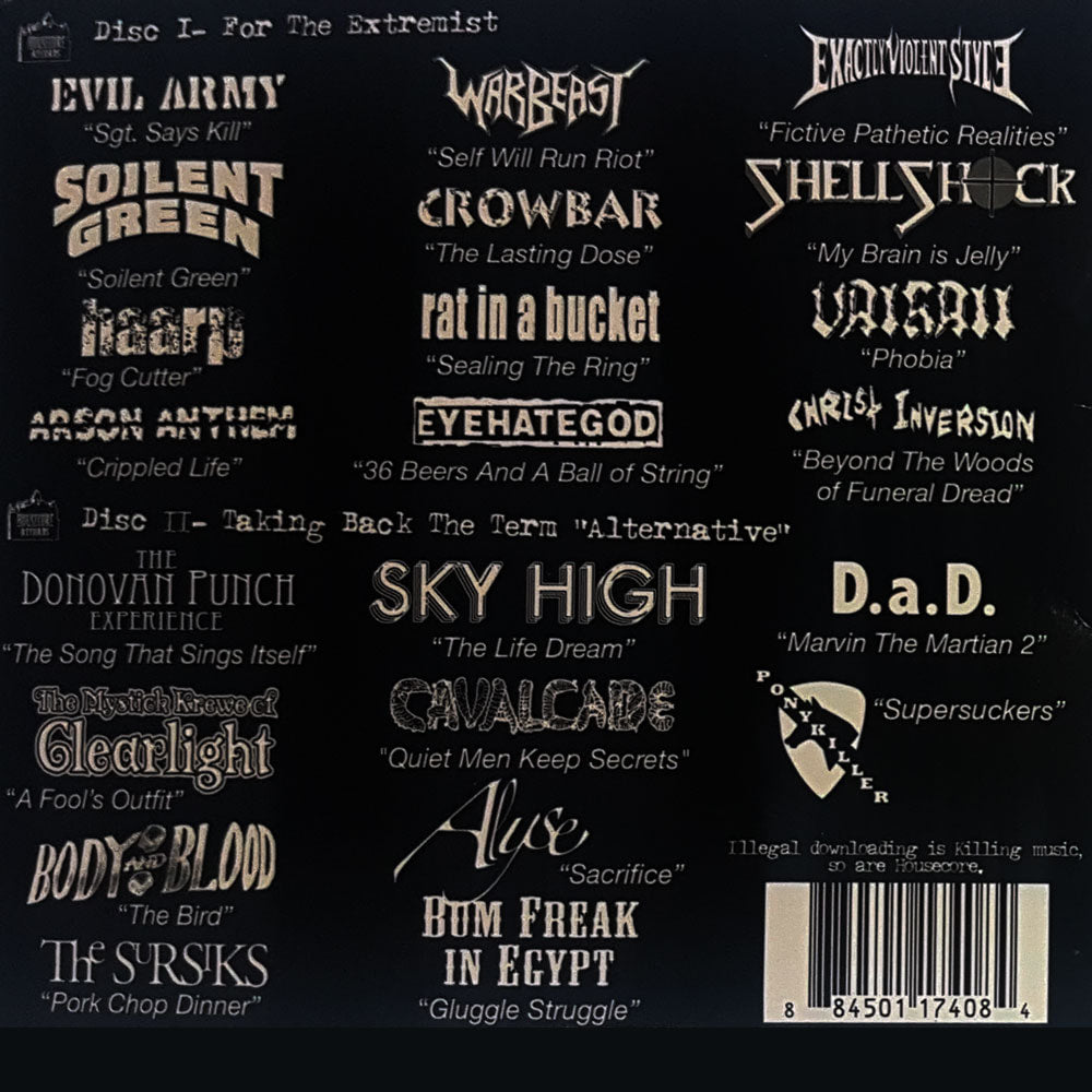 PHILIP H ANSELMO'S Housecore Records Compilation Vol1 CD (2009)