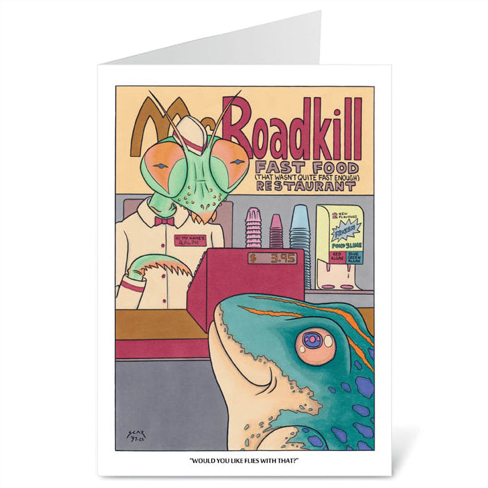 McRoadkill Blank Card