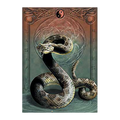 Death Adder Spiral Snake Poster 220