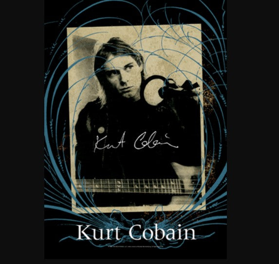NIRVANA Kurt Cobain Wall Flag