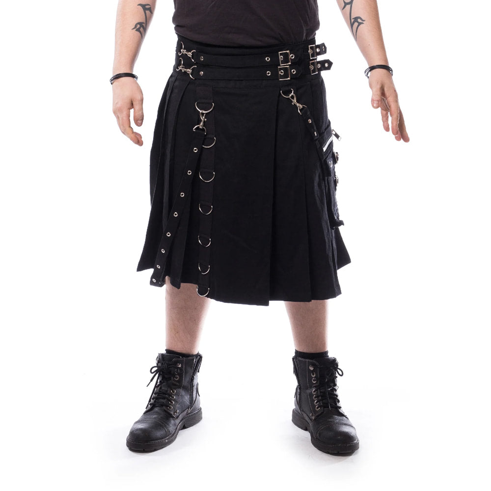 Utility Kilt Black