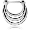 Clicker Triple D Surgical Steel Septum Piercing