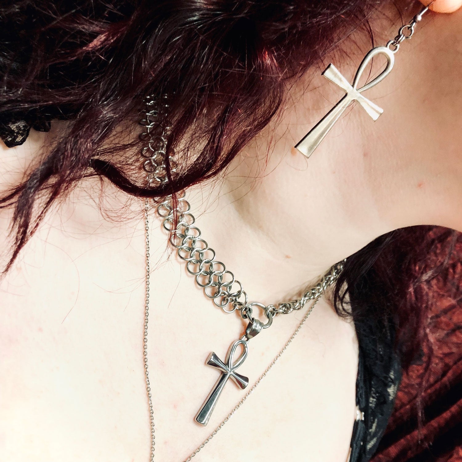 Ankh Armoured Choker