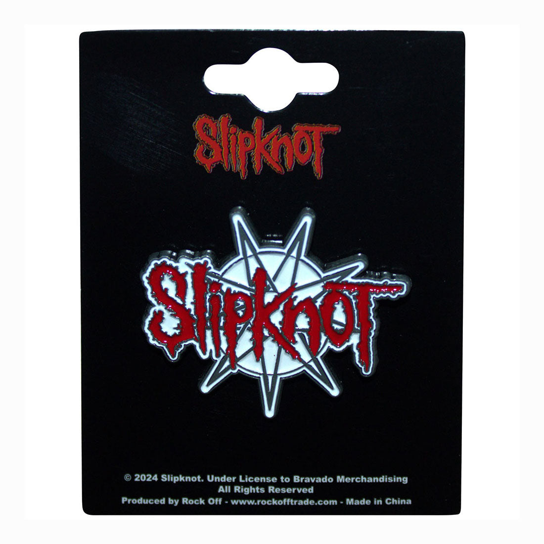 SLIPKNOT Nonogram Logo Metal Pin