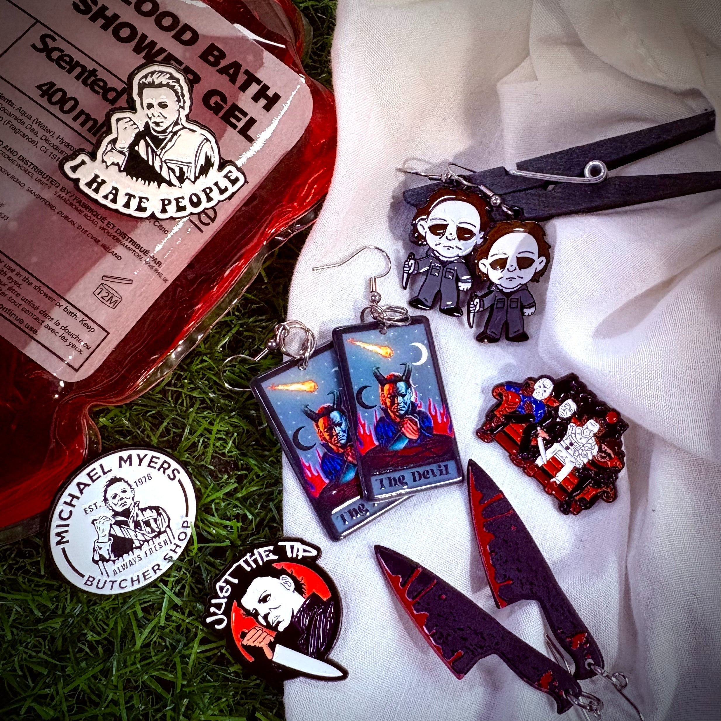 Michael Myers Just the Tip Enamel Pin