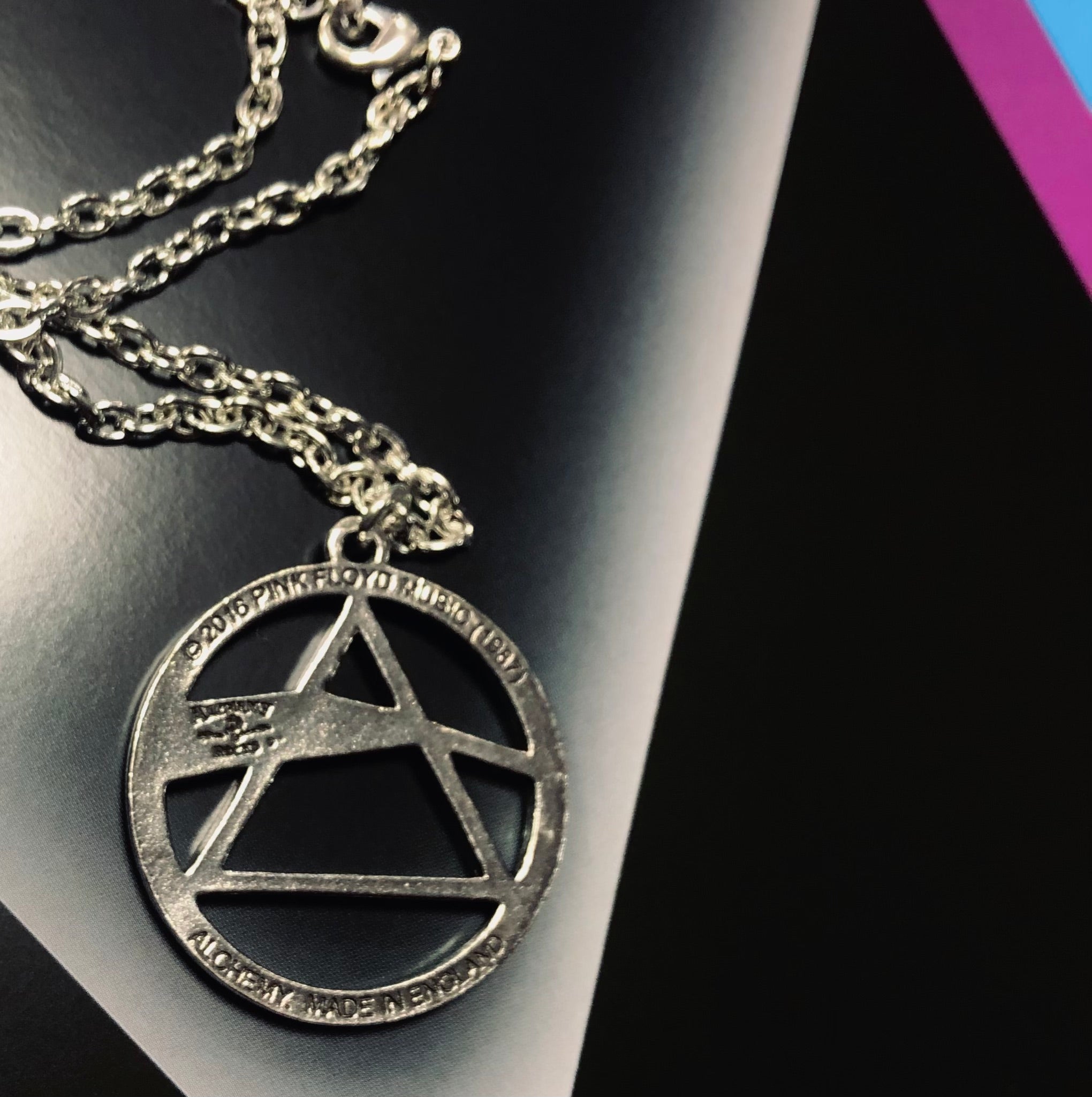 PINK FLOYD (DSOTM) Rock Merch Pendant Necklace