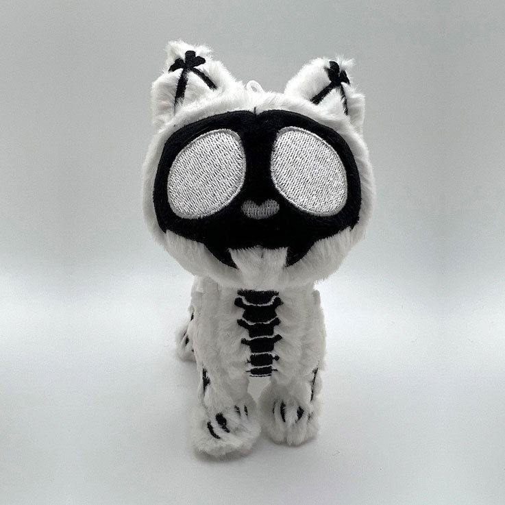 X-Ray Bones Skelekitty Plush Keychain