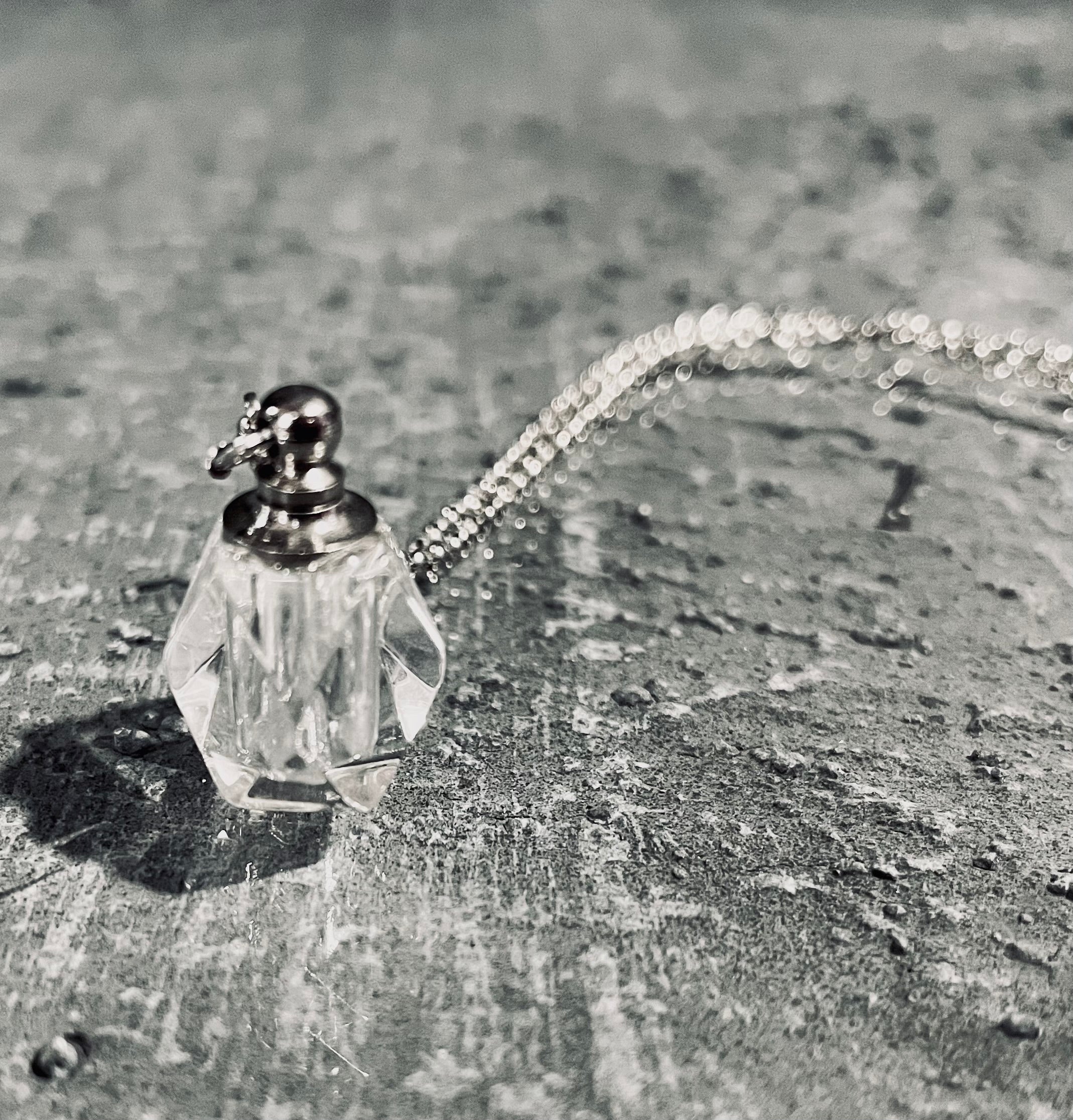 Immaculate Clear Cremation Vial Necklace