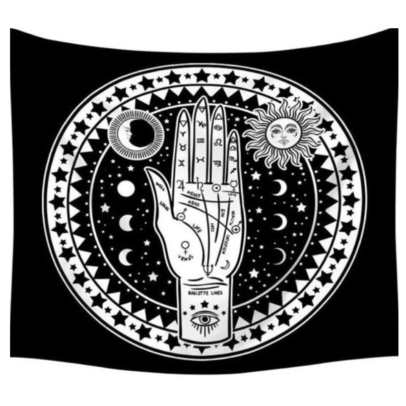 Palmistry Altar Cloth