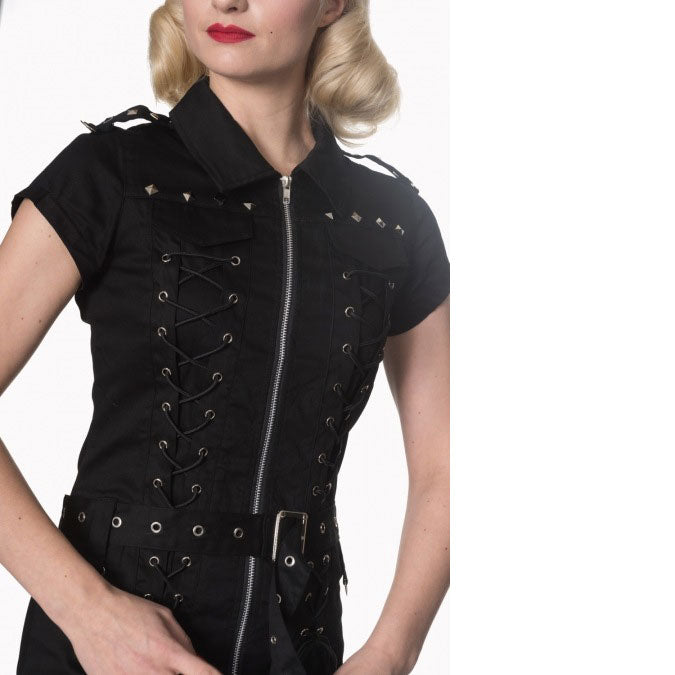 Mod Corset Lacing Classic Dress