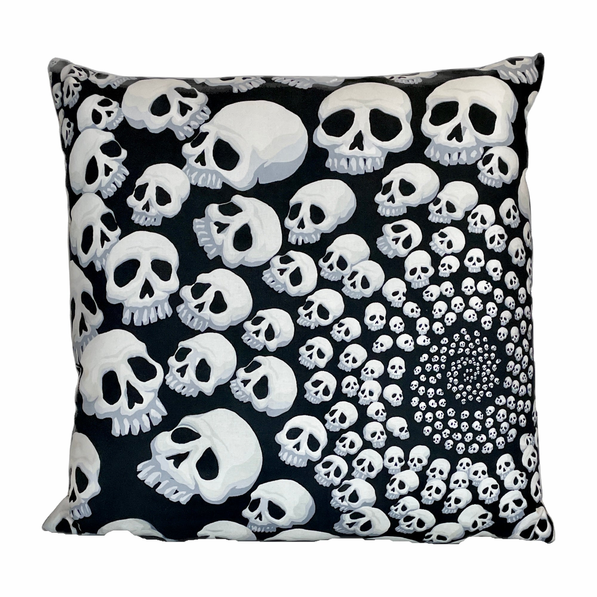 Mayhem Cushions - Infinity Skull Mono