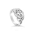 Penta Sterling Silver Ring