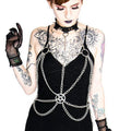 Chained Pentagram Harness Belt