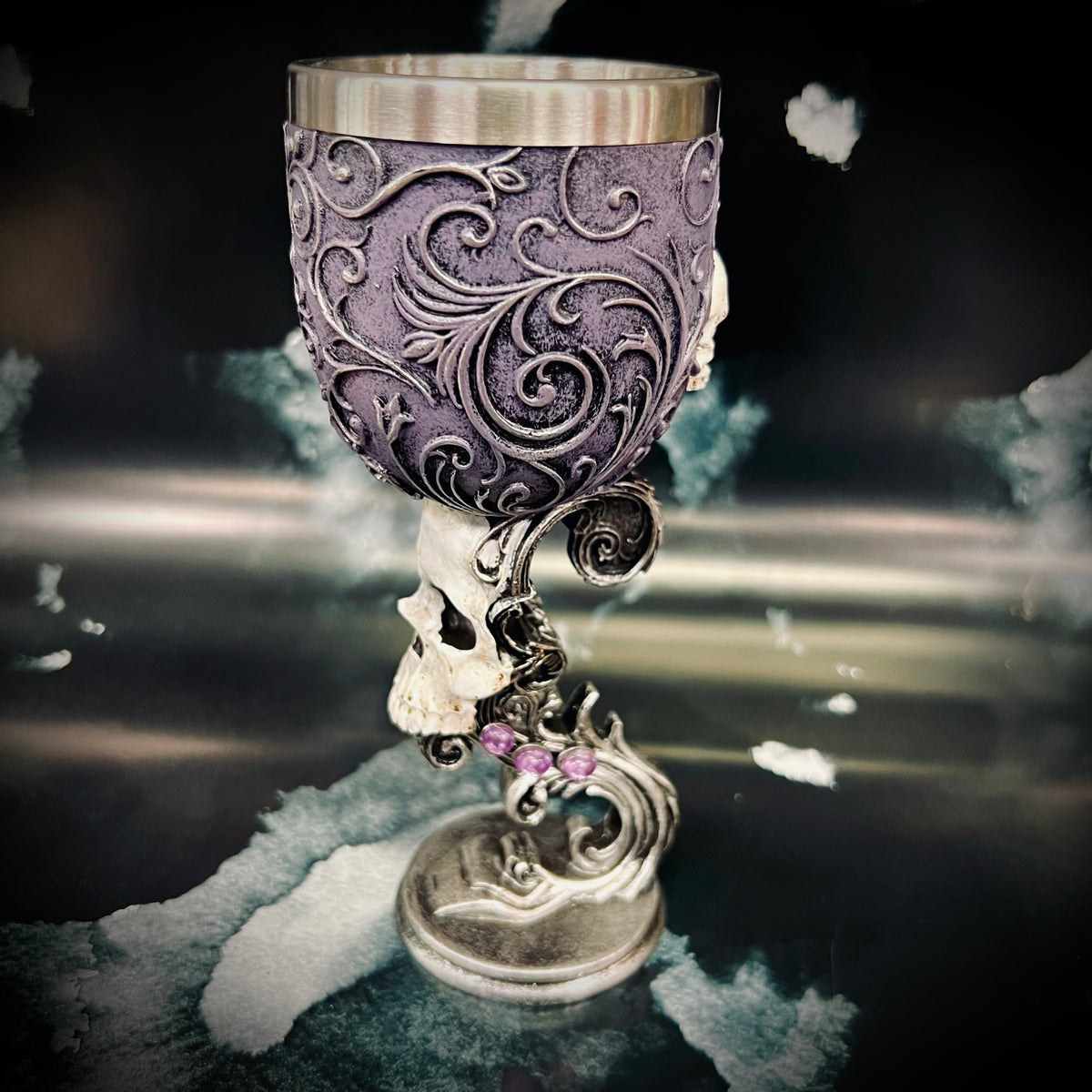 Reminiscent Skull Goblet