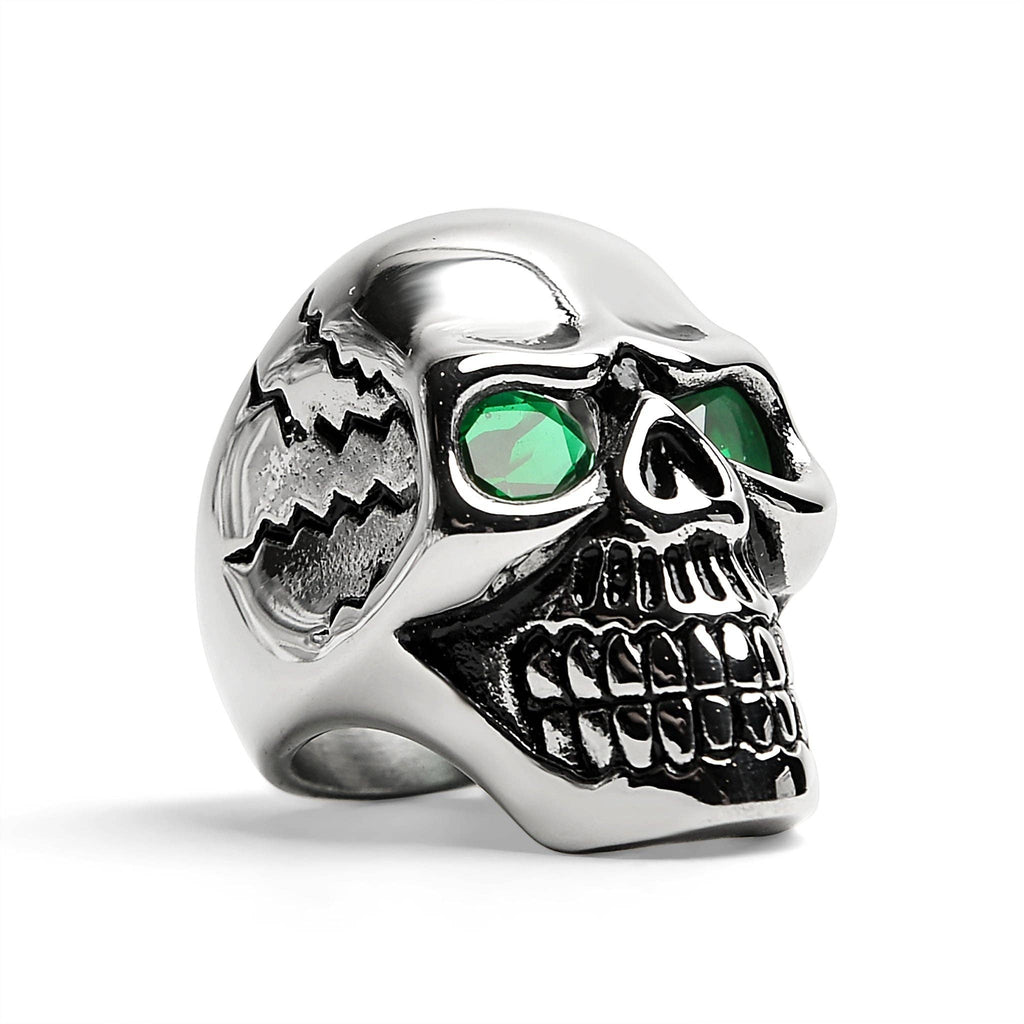 Odious Cracked Skull Ring