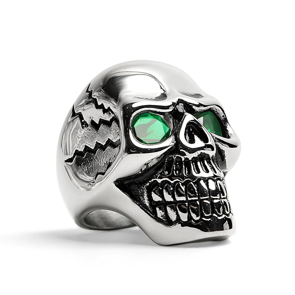 Odious Cracked Skull Ring