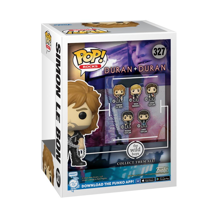 DURAN DURAN Simon Le Bon (Wild Boys) Pop!