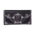 Malpuss Black Bat Cat Embossed Wallet