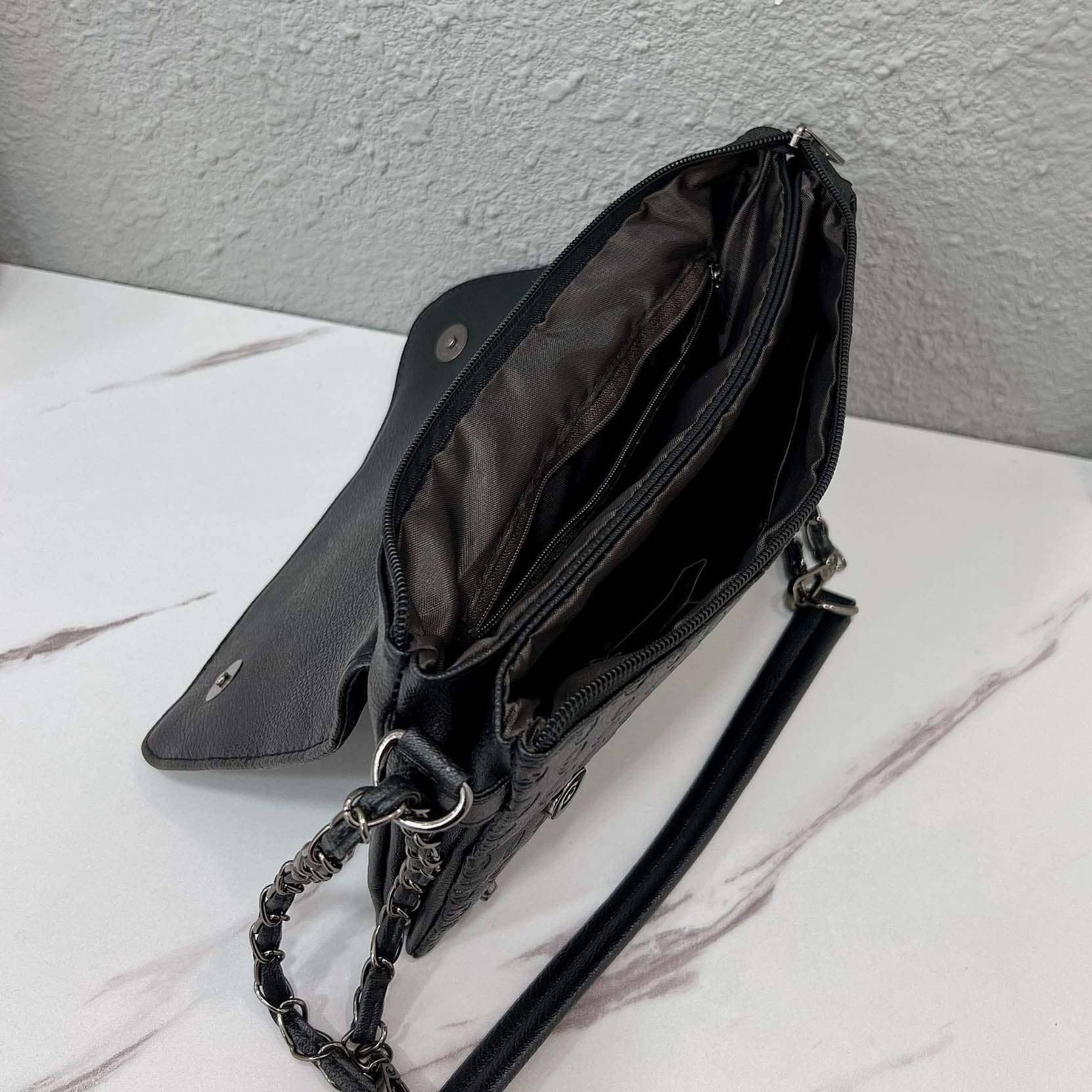 Pretty Vacant Skull Chain Shoulder Strap