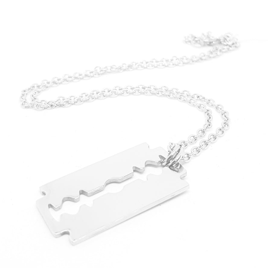 Dangerous Beauty Razor Necklace