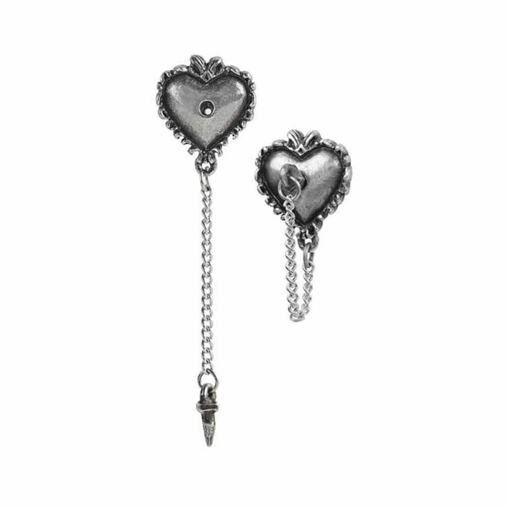 Witches Heart Earrings