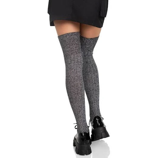 Grey Vibes OTK Socks