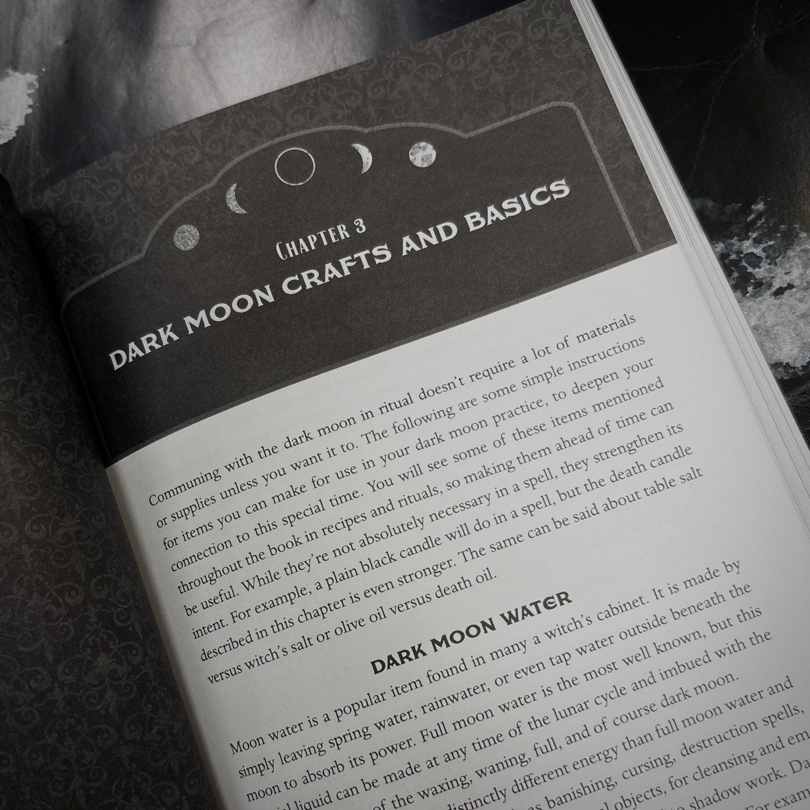 Blood and Bones Working with Shadow Magick and the Dark Moon Softcover Book