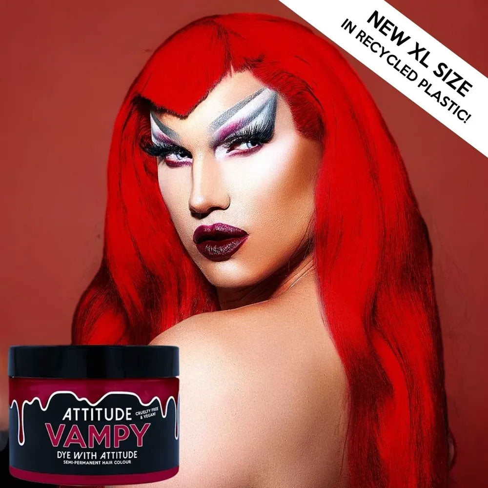 Vampy Red Attitude Hair Dye XL Pot (250ml)