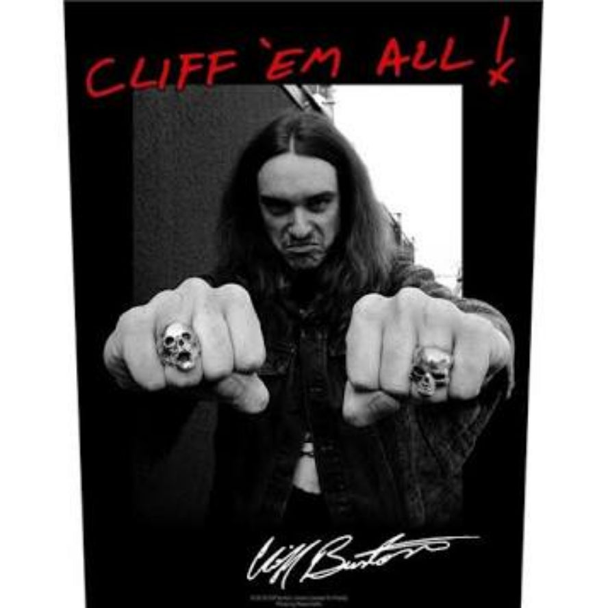 METALLICA Cliff Em All Back Patch