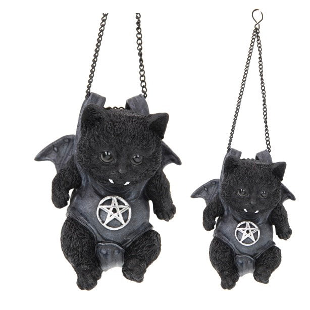 Omen Hanging Black Cat Ornament