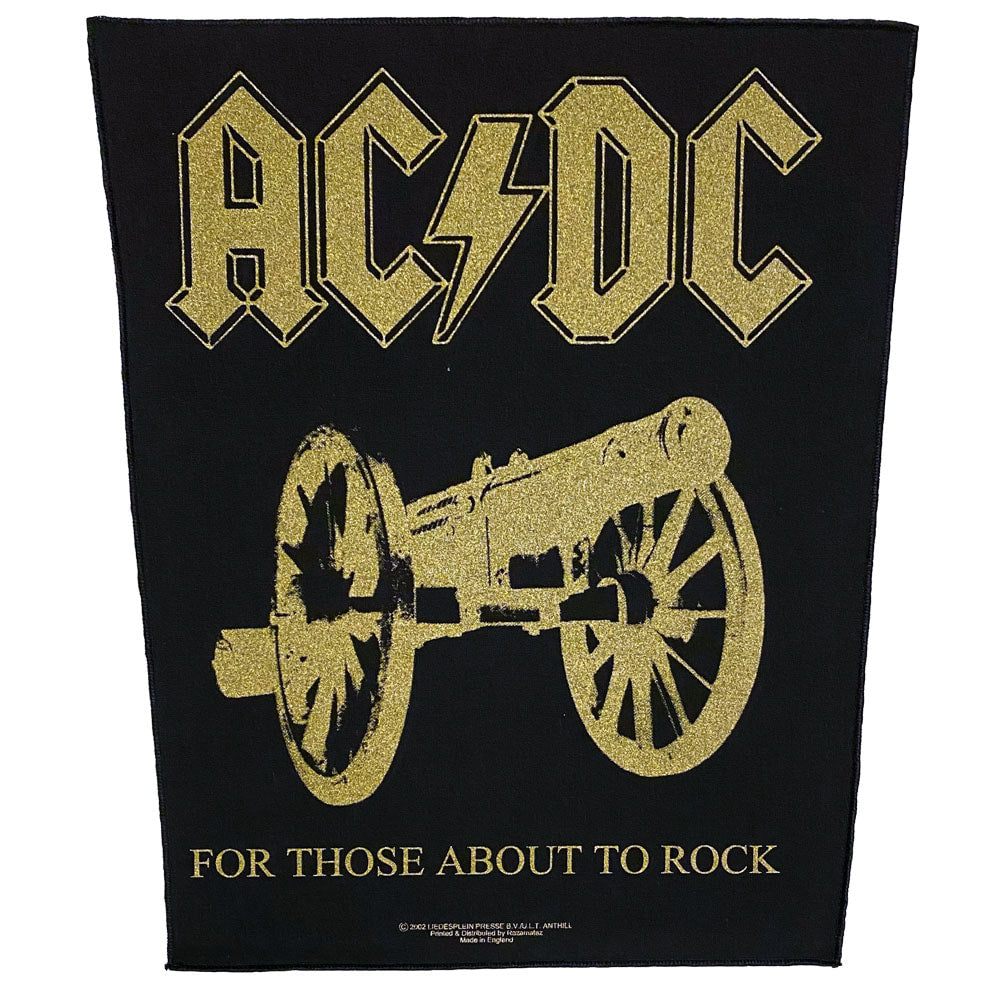 AC/DC For Those About To Rock Back Patch