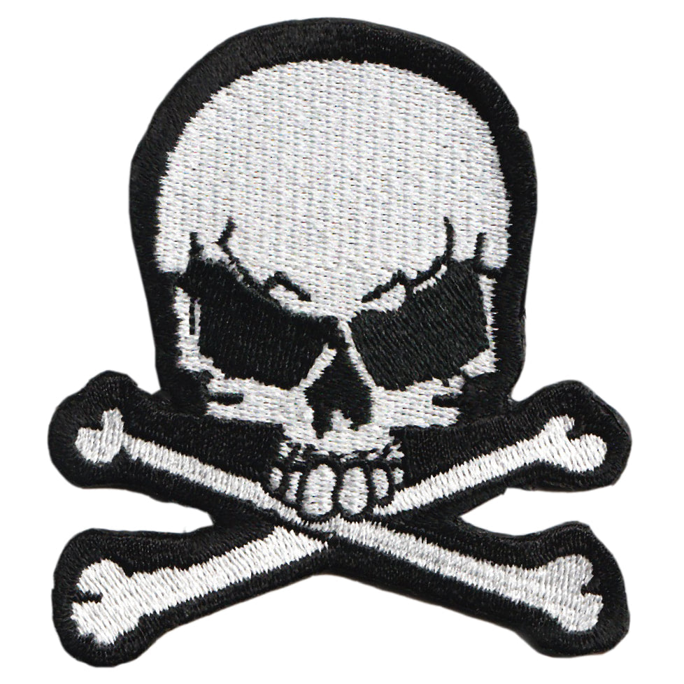 White Skull and Crossbone Patch
