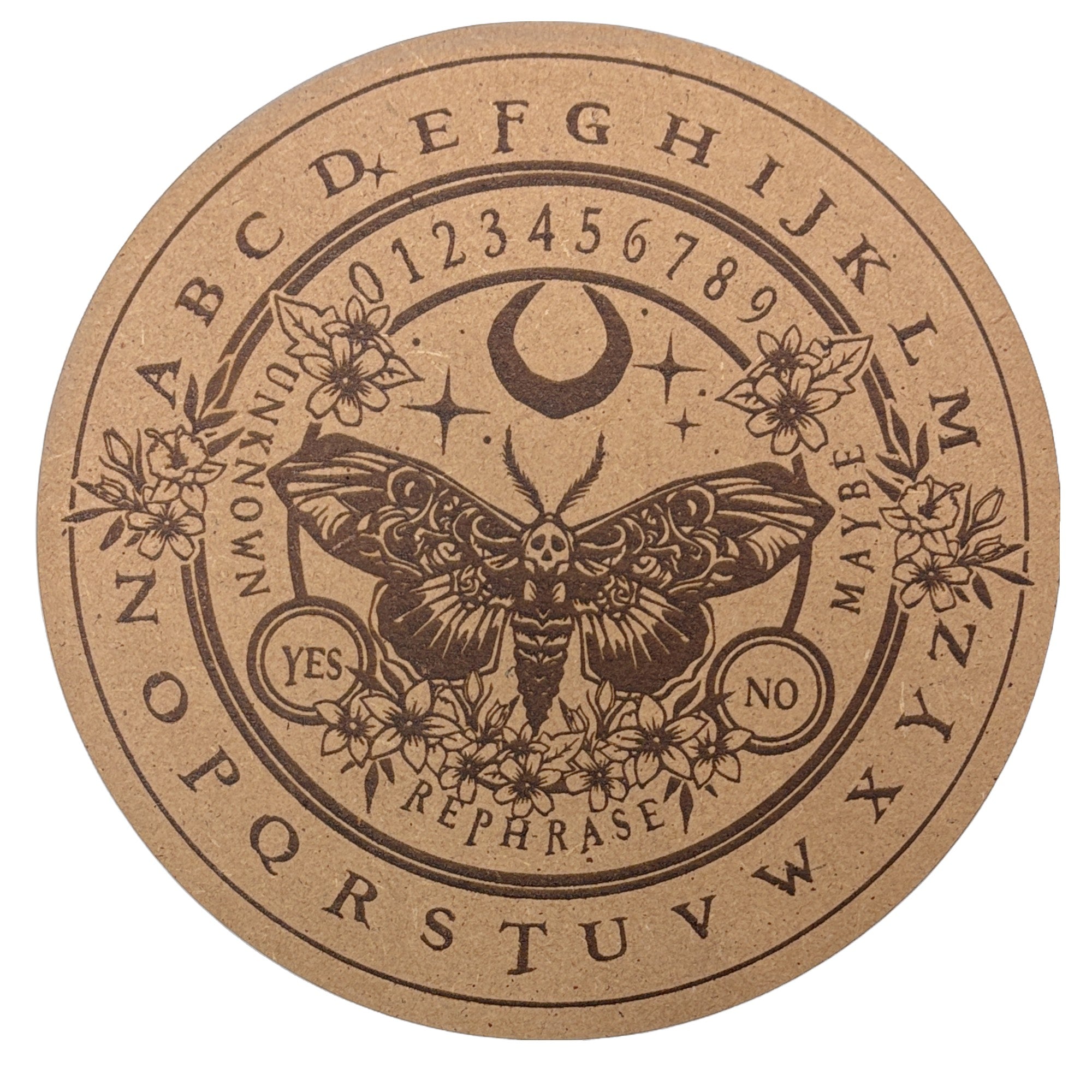 Spirit Board Round Mini Death Omen With Planchette