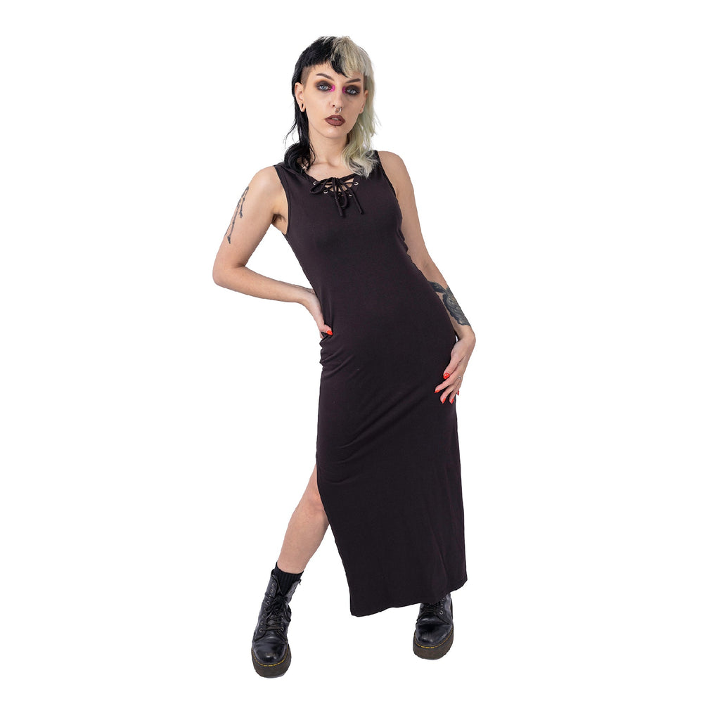 Cynthia Hooded Maxi Dress