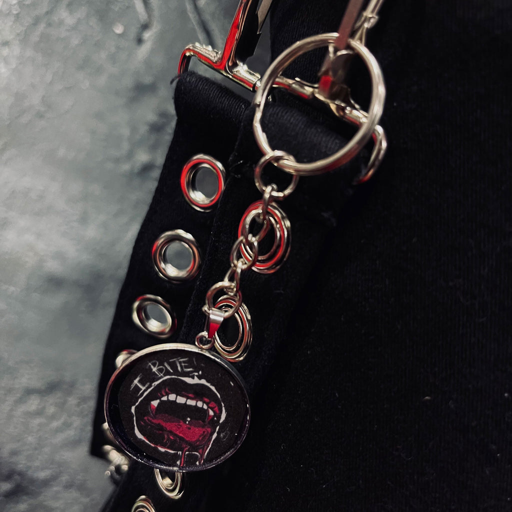 I Bite Keyring