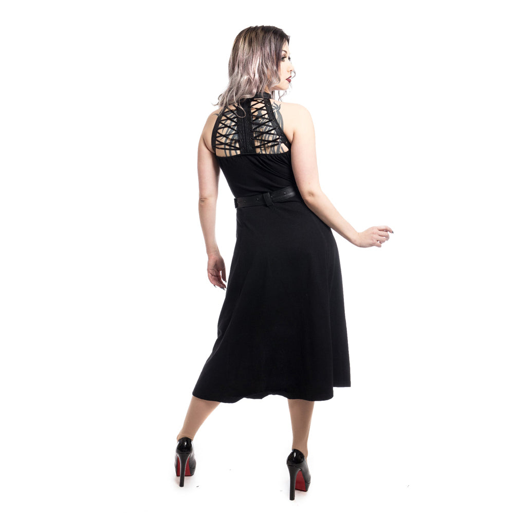 Ravette Laced Evening Dress