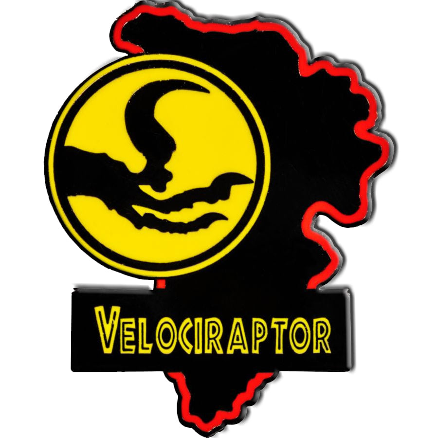 Jurassic Park Velociraptor Enamel Pin