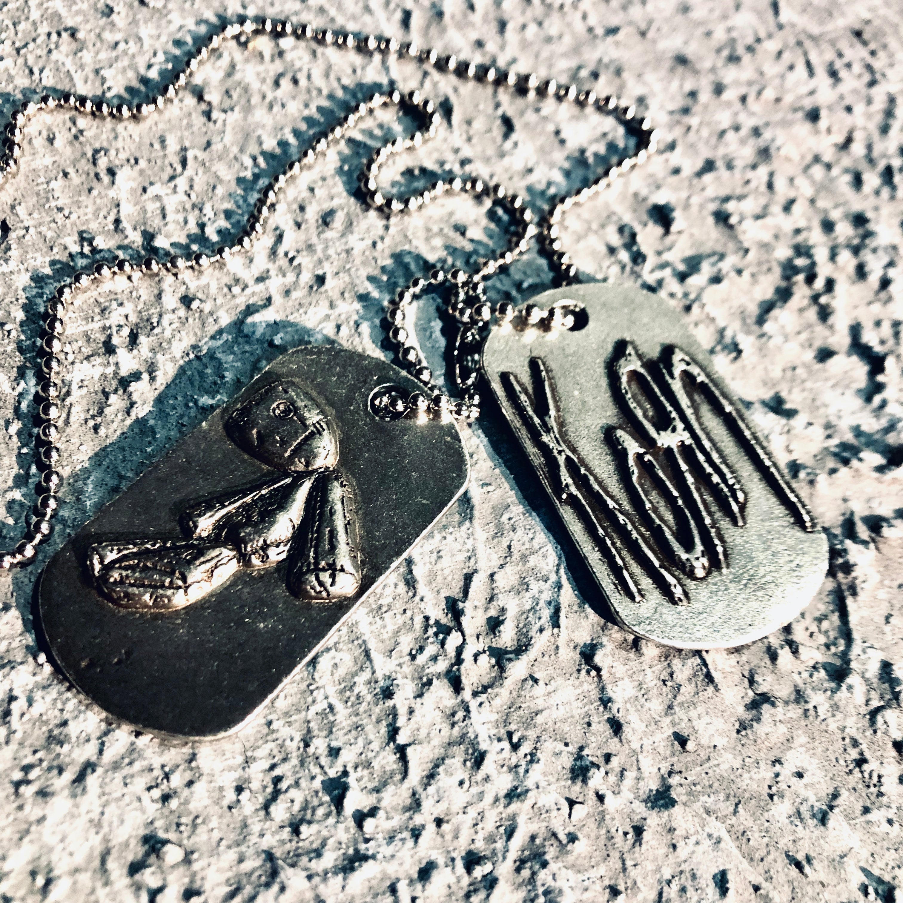 KORN Dog Tags Necklace