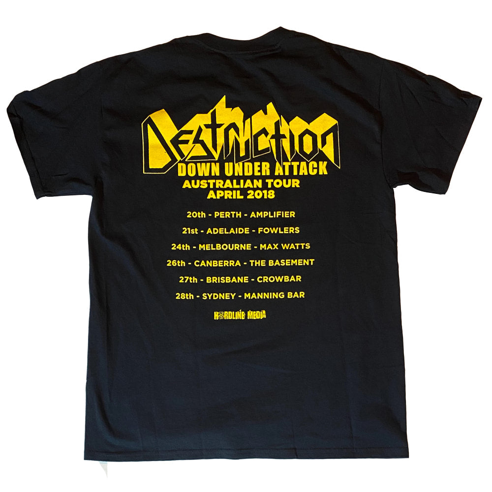 DESTRUCTION Down Under Attack Tee