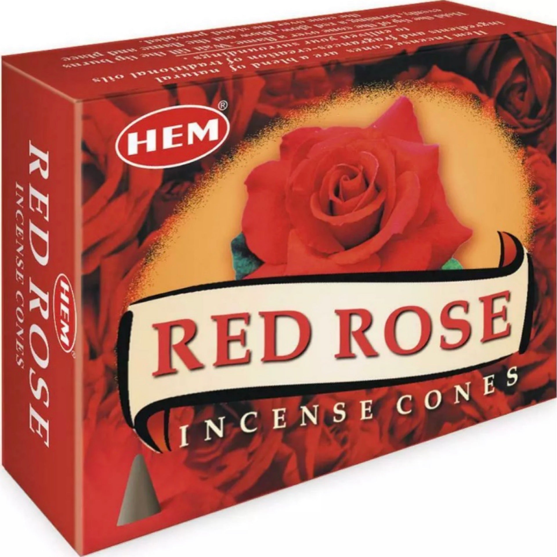 Red Rose Incense Cones