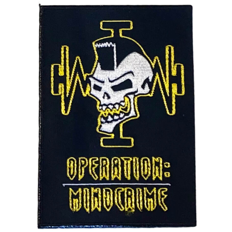 OPERATION: MINDCRIME (QUEENSRYCHE) Skull Patch