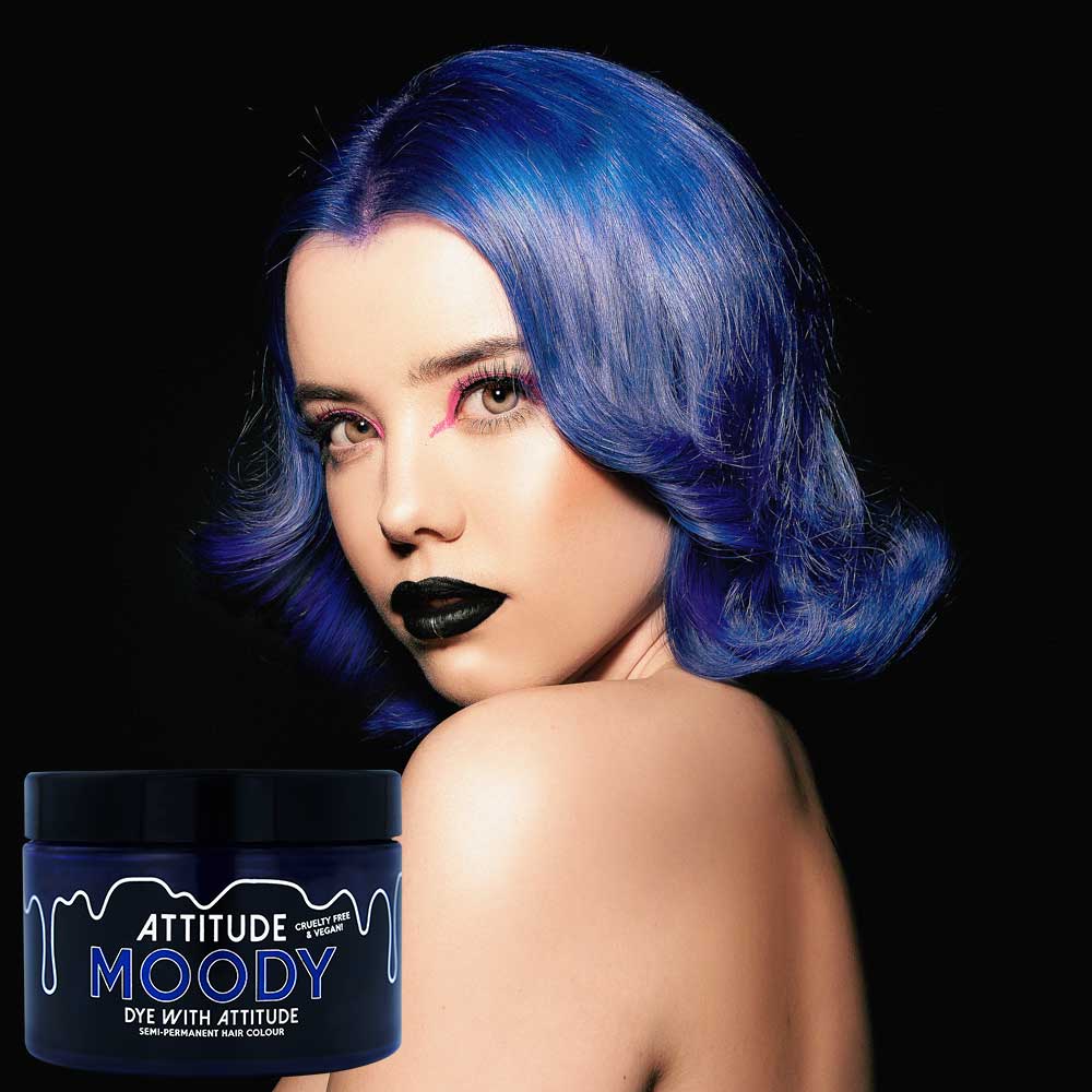 Moody Blue Attitude Hair Dye