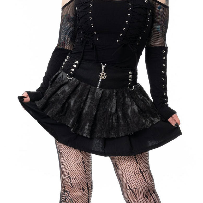 Nicandra Grey Ghost Skirt