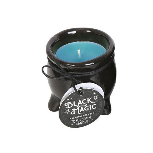 Black Magic Cauldron Soy Wax Candle - Protection