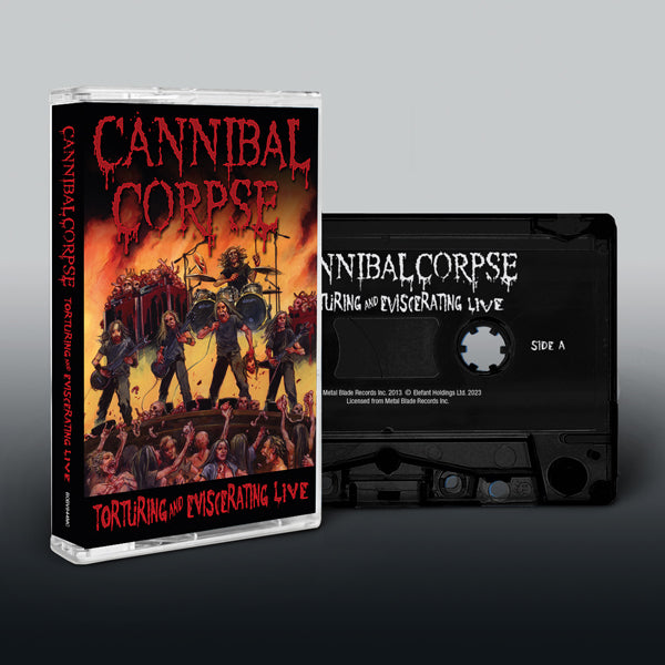 CANNIBAL CORPSE Torturing and Eviscerating Live Cassette (2013)