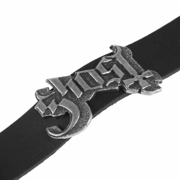 GHOST Leather Wristband