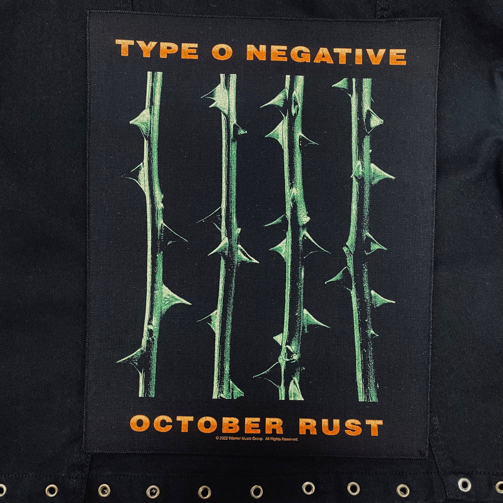 TYPE O NEGATIVE October Rust Back Patch